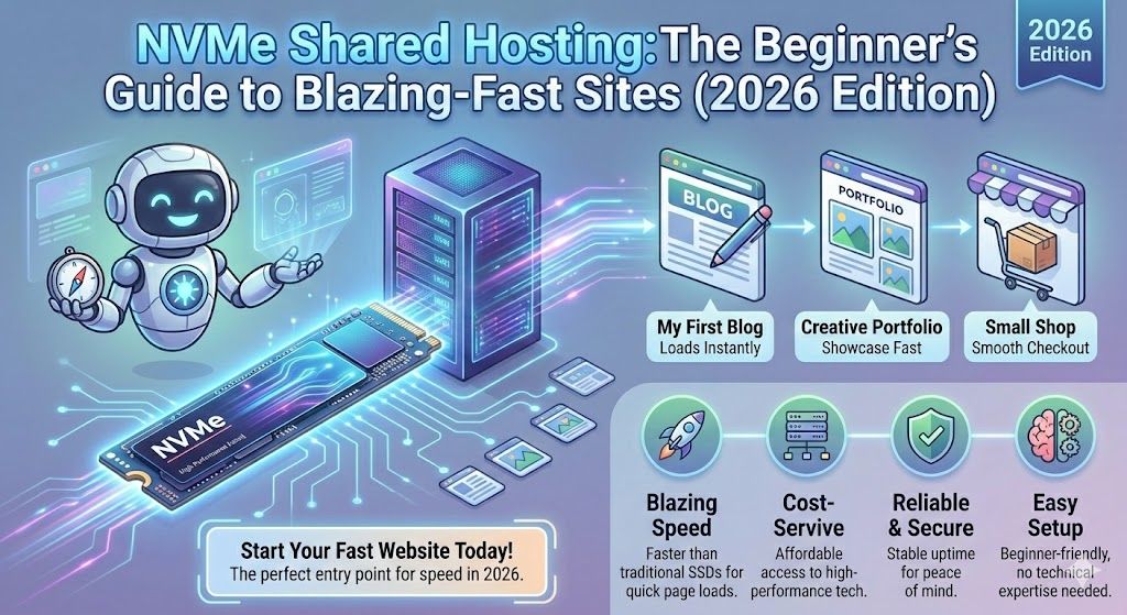 NVMe Shared Hosting: Beginner’s Guide (2026)