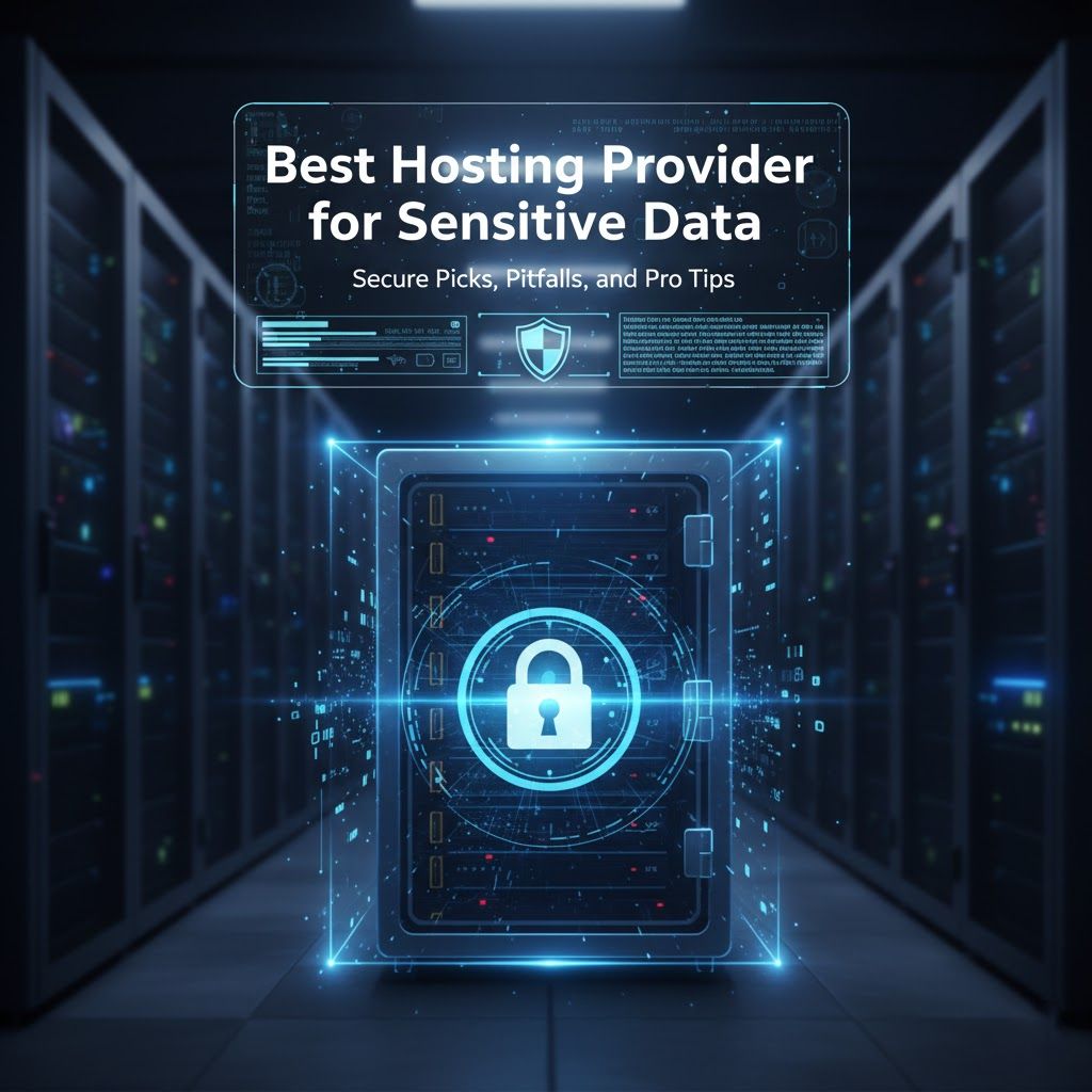 Best hosting provider for sensitive data | Secure, compliant & private (2025)