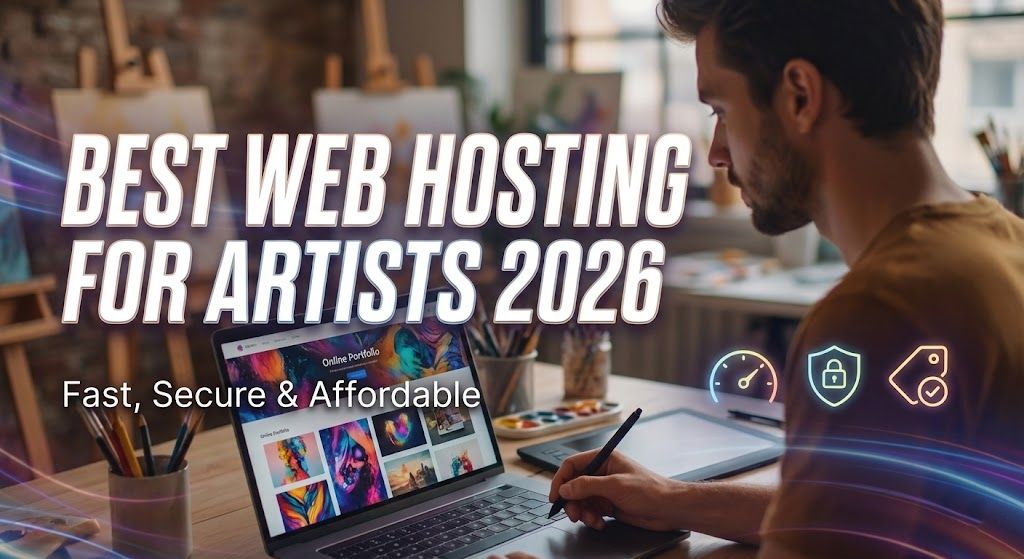 אחסון האתרים הטוב ביותר לאמנים 2026: מהיר, מאובטח ומשתלם