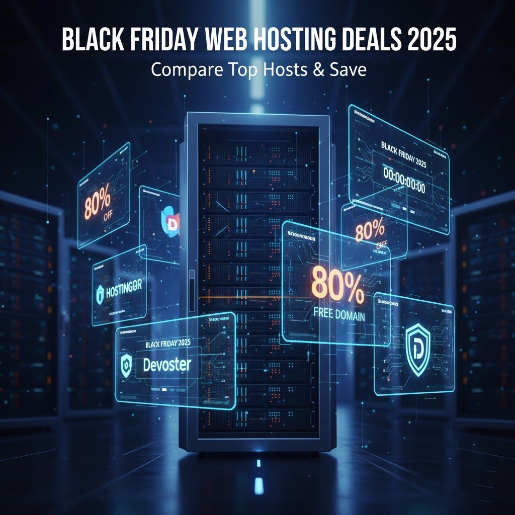 Black Friday Web Hosting Deals 2025: Compare Top Hosts & Save