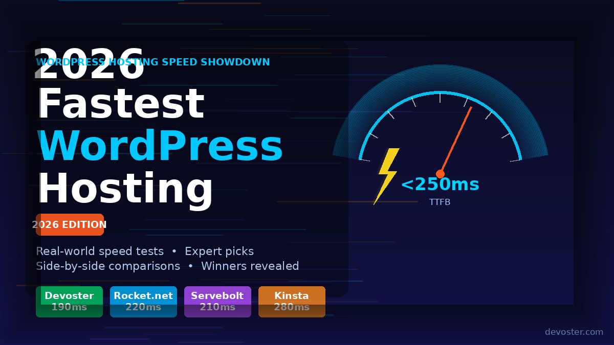 Fastest WordPress Hosting 2026: Ultimate Speed Showdown & Winners