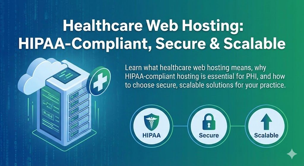 Healthcare Web Hosting: HIPAA-Compliant, Secure & Scalable