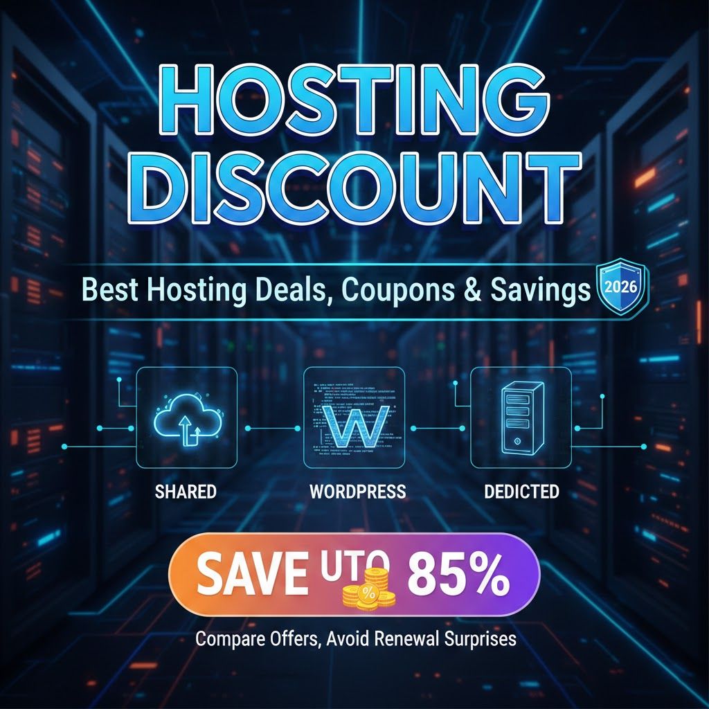 Hosting Discount: Best Hosting Deals, Coupons & Savings (2026)