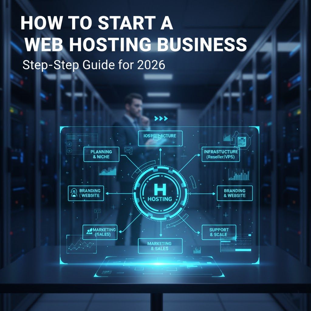 How to Start a Web Hosting Business: Step-by-Step Guide & Startup Costs