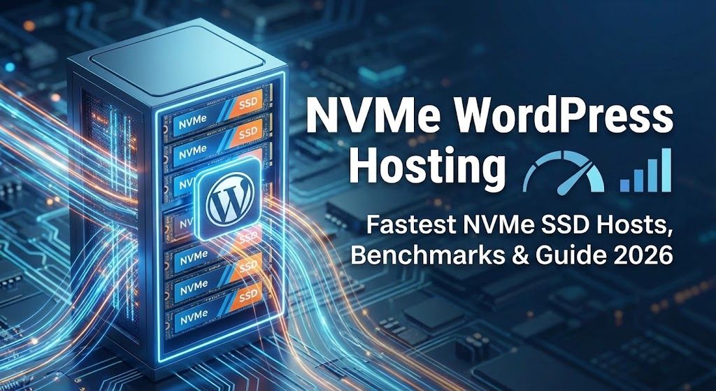 NVMe WordPress Hosting: Fastest NVMe SSD Hosts, Benchmarks & Guide 2026