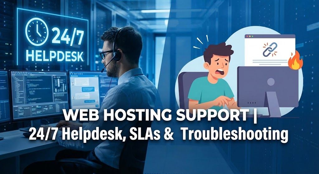 Web Hosting Support | 24/7 Helpdesk, SLAs & Troubleshooting